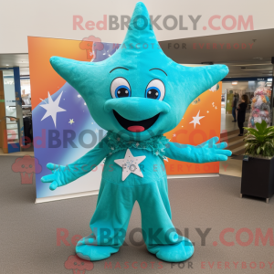 Turkis Starfish maskot...