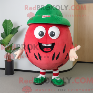 Wassermelonen-Maskottchen-K...