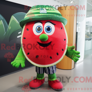 Watermeloen mascottekostuum...