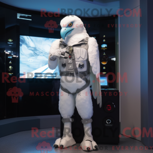 White Hawk maskot kostume...