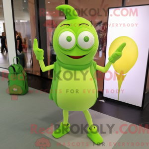 Limegrønn...
