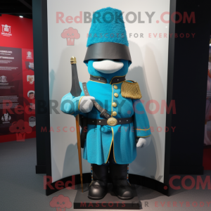 Blågrøn britisk Royal Guard...