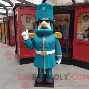 Blågrøn britisk Royal Guard...