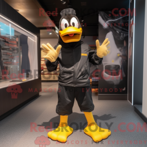 Máscara de Pato Preto com...