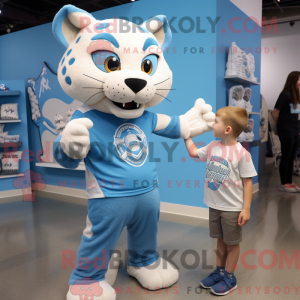 Disfraz de mascota Sky Blue...