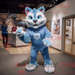 Disfraz de mascota Sky Blue...