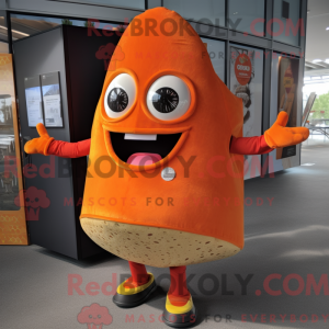 Orange Tacos maskot kostume...
