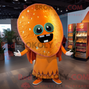 Pomarańczowa maskotka Tacos...