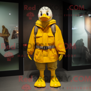 Mascotte de personnage d...