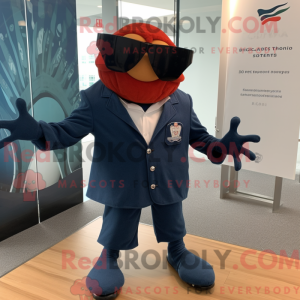Disfraz de mascota de Navy...