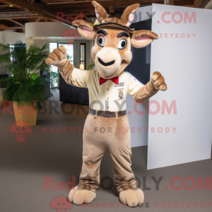 Máscara de burro bronzeado...