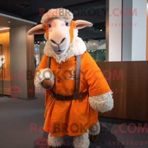 Oransje Merino Sau máscara...