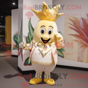 Cream Pineapple maskot...