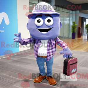 Purple Wedding Cake mascot...