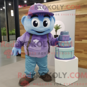 Purple Wedding Cake mascot...