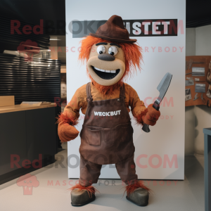 Rust messenwerper mascotte...