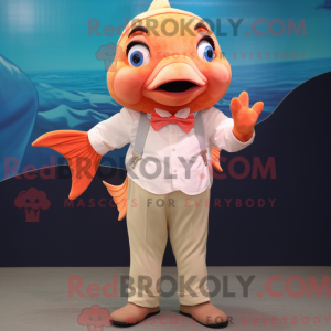 Peach Goldfish maskot...