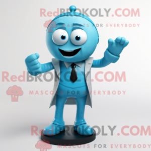 Cyan Anwalt Maskottchen...