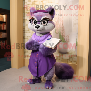 Lavendel Marten maskot...