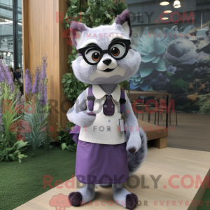 Lavendel Marten maskot...