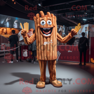 Costume mascotte de frites...