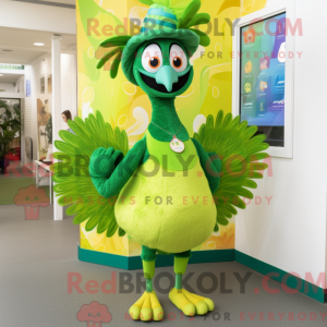 Lime Green Peacock...