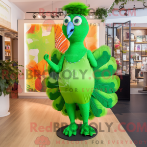 Lime Green Peacock...