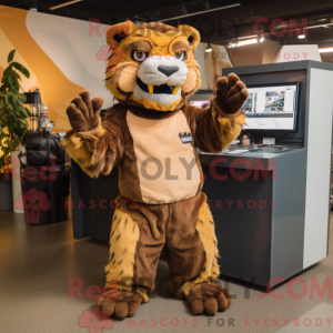 Brun sabeltann tiger...