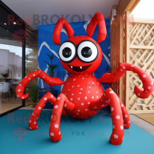 Red Spider mascotte kostuum...