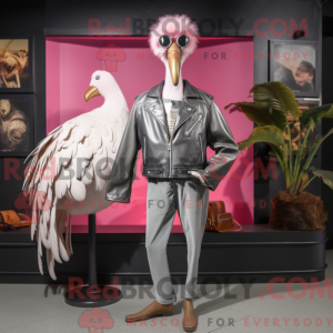Máscara de flamingo única...