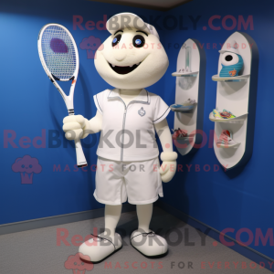 Hvid tennisketcher...