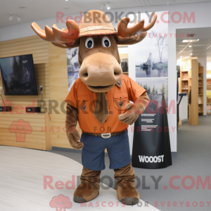 Rust Moose-maskotdraktfigur...