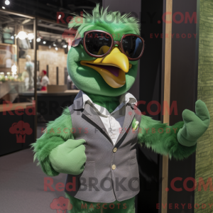 Groene Hens mascotte...