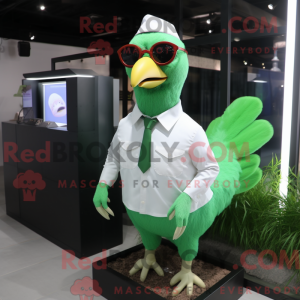 Groene Hens mascotte...