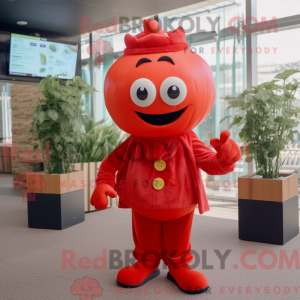 Red Tomato-mascottekostuum...