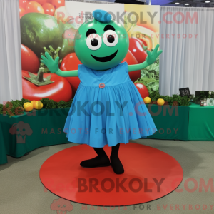 Cyan Tomato Maskottchen...