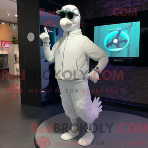 White Pigeon maskot kostume...