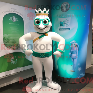 White Irish Castle maskot...