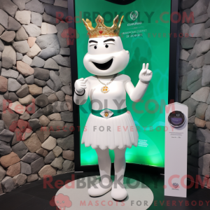 White Irish Castle maskot...