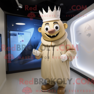 Figura de máscara King bege...