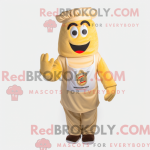 Cream French Fries mascot...