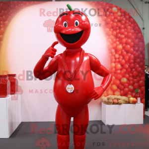 Red Apple-mascottekostuum...