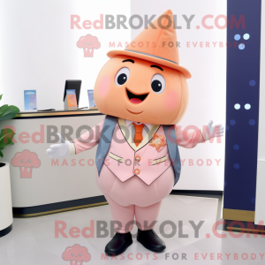 Peach Ray maskot kostume...
