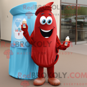 Sky Blue Bottle Of Ketchup...