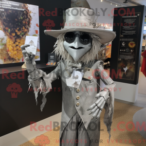 Silver Scarecrow mascot...