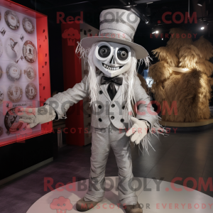 Silver Scarecrow mascot...