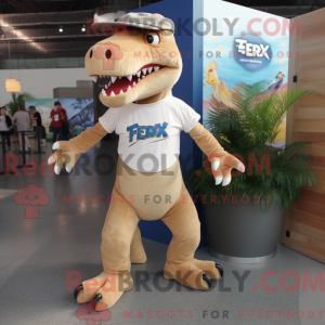 Tan T Rex máscara de...