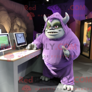 Lavendel Ogre maskot...