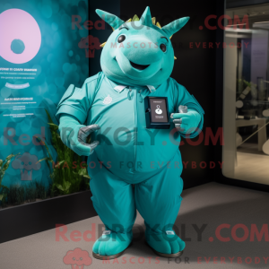 Disfraz de mascota Teal...