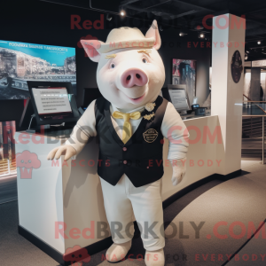 Costume mascotte de cochon...